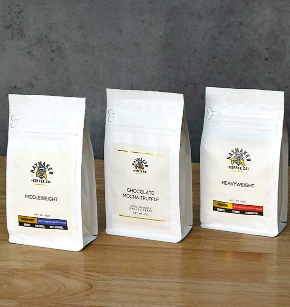 Three Coffee Bags